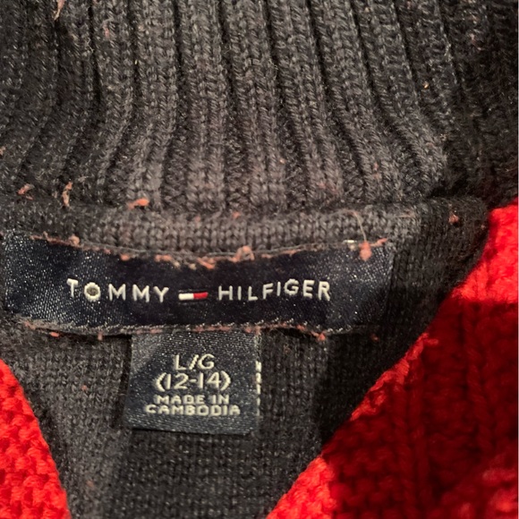 Tommy Hilfiger Boys Cable Knit Sweater 12-14 - Picture 3 of 8